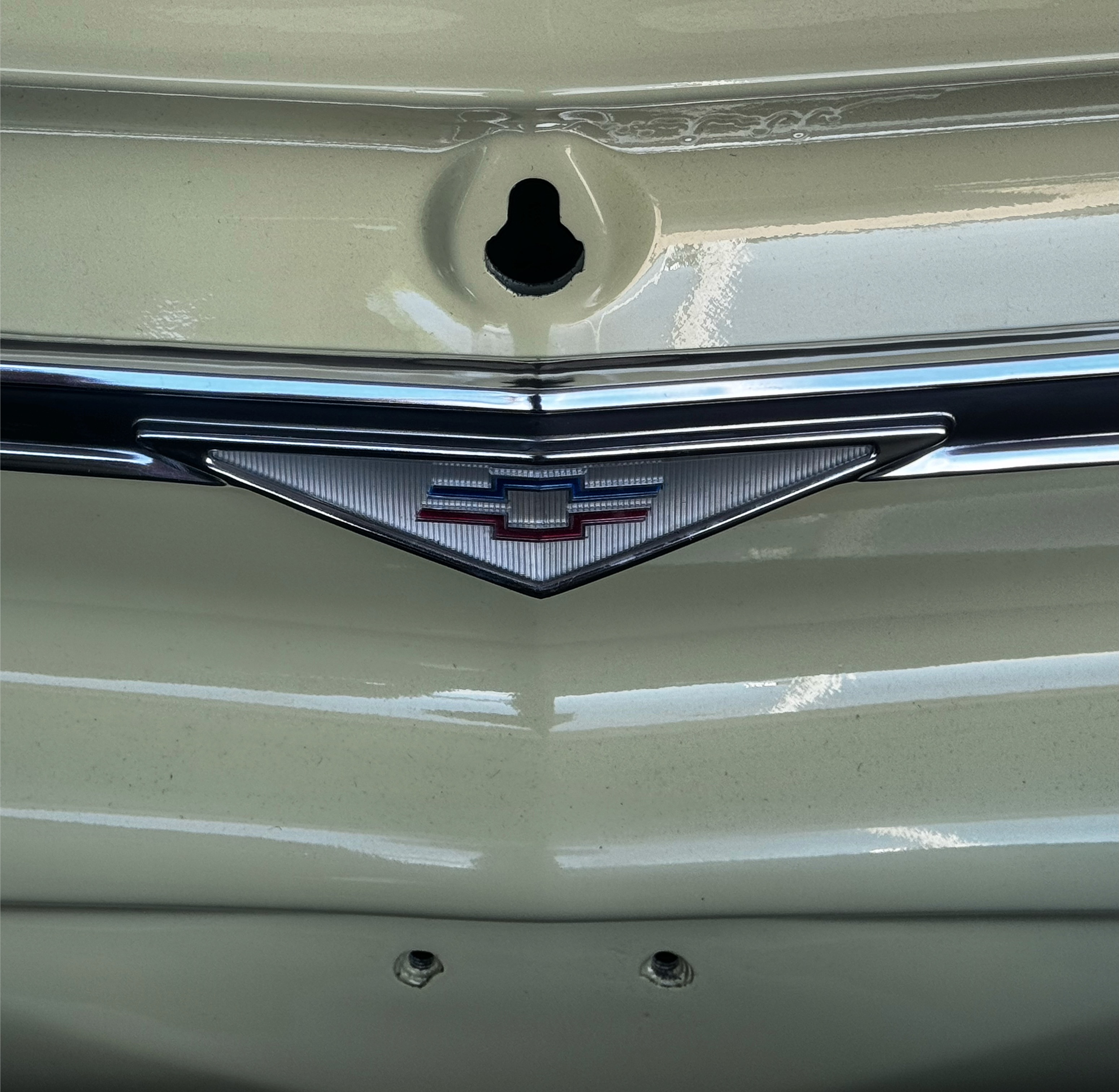 1964 Corvair final detailing during reassembly phase