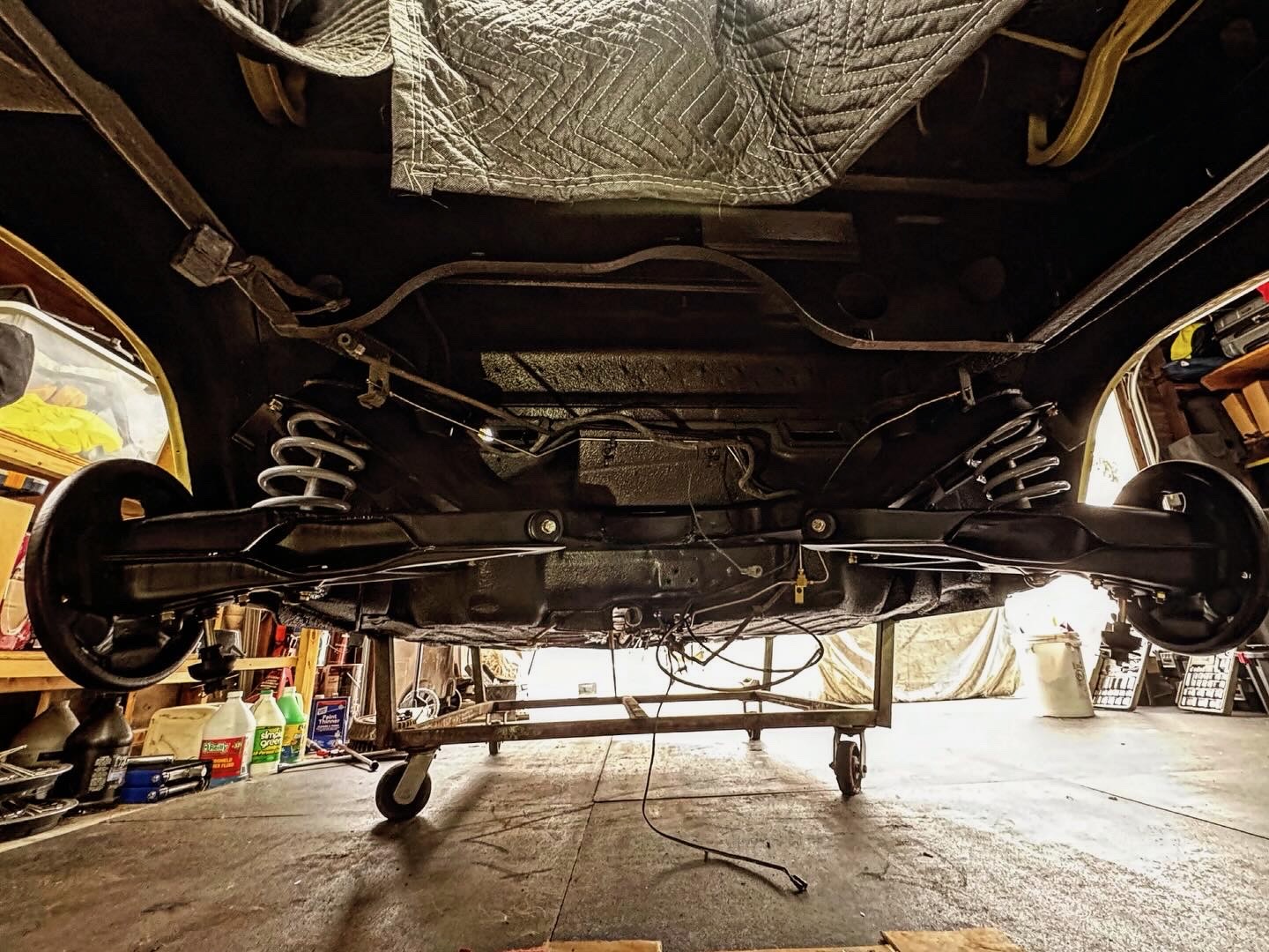 1964 Corvair detailed mechanical component work during restoration