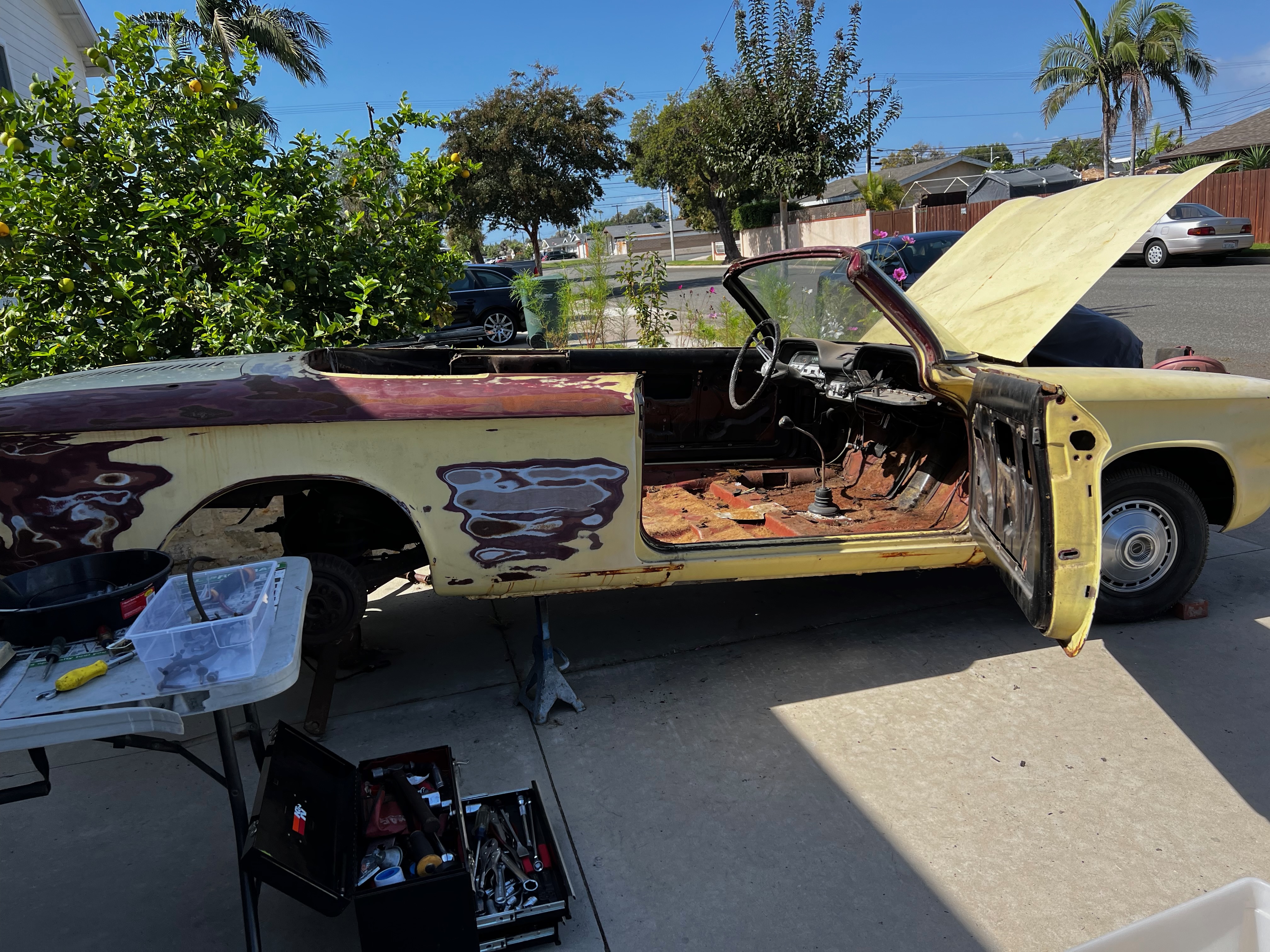 Bigfoot disassembling the Corvair