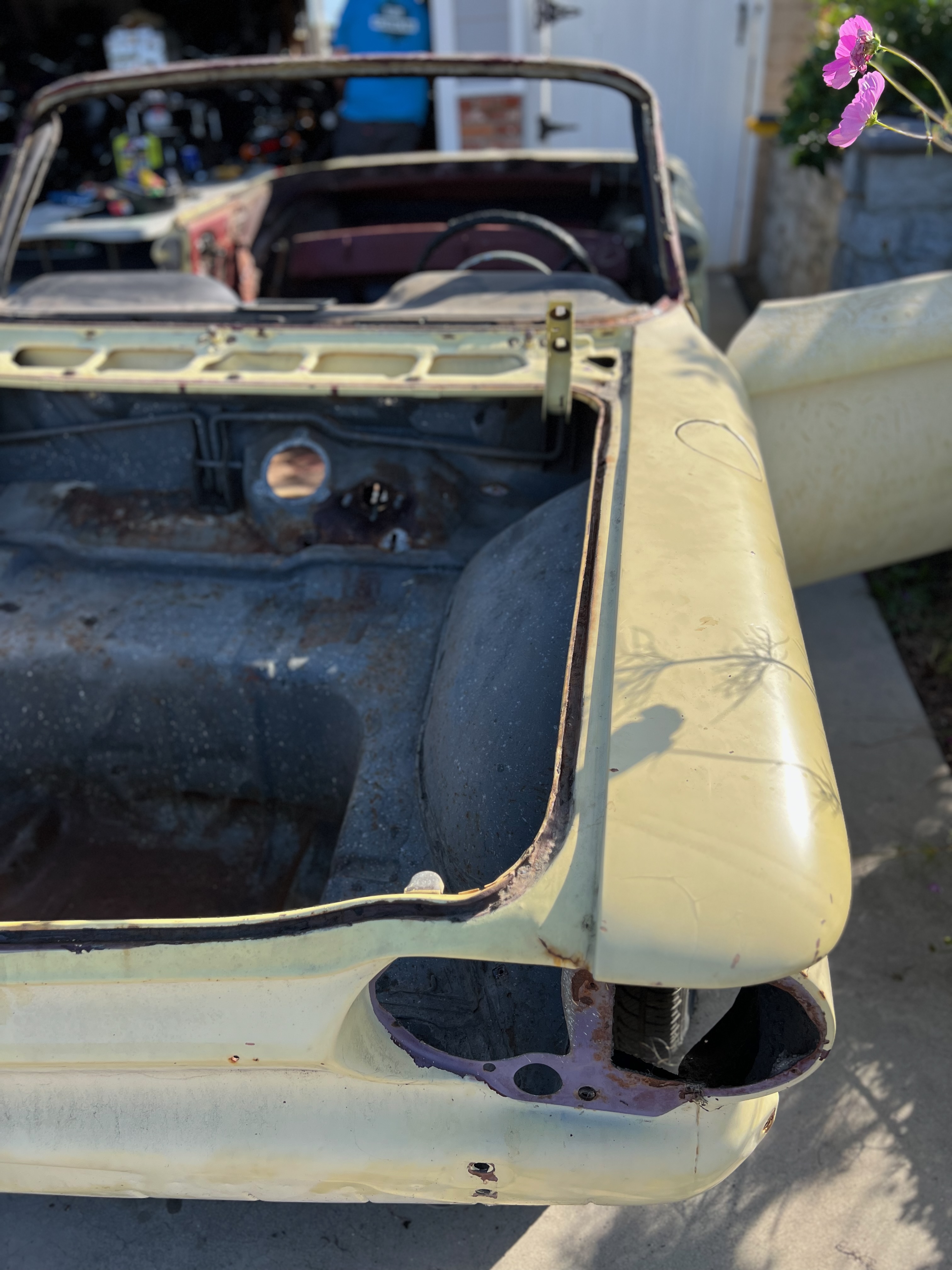 Corvair wiring work