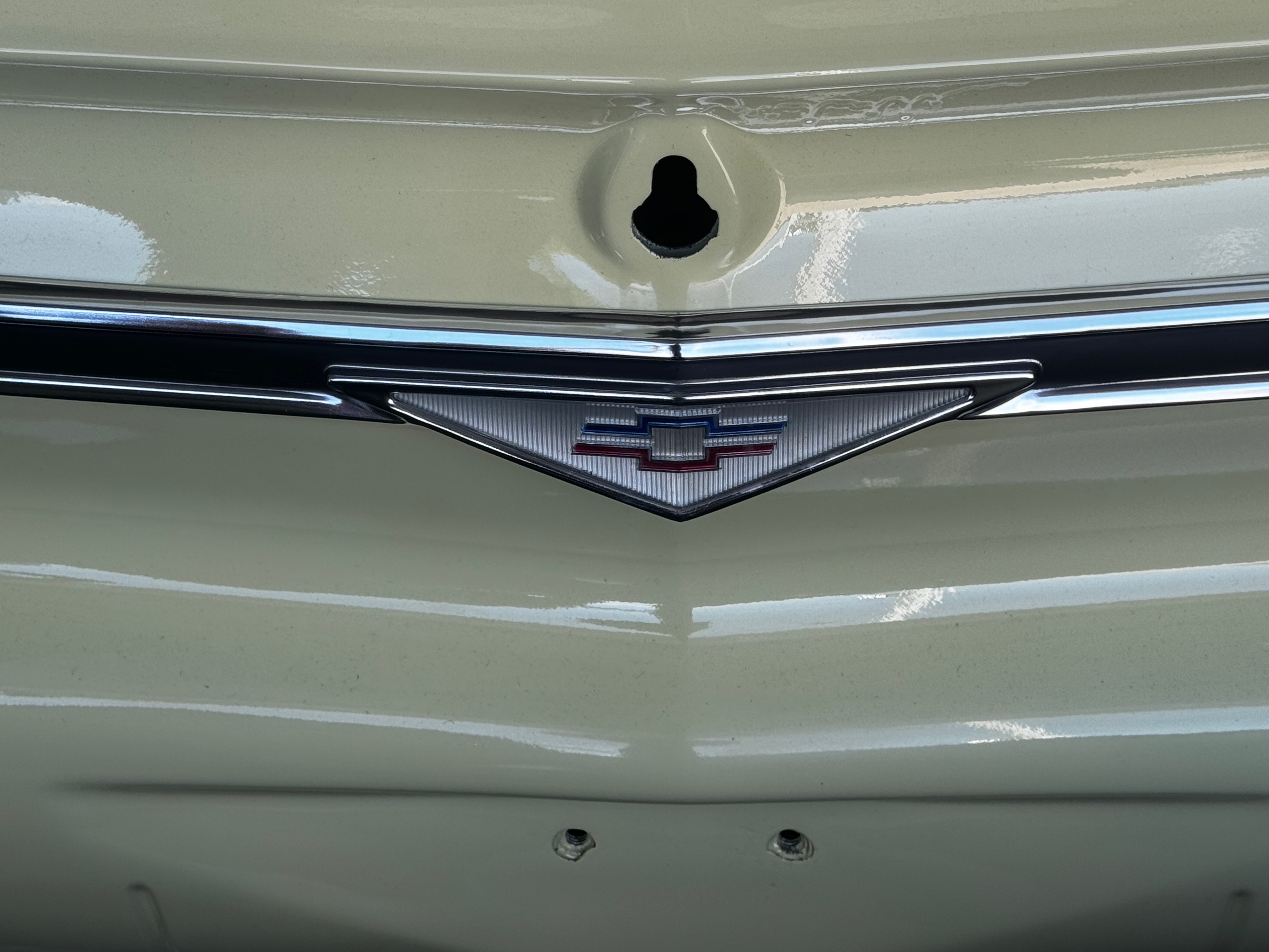 1964 Corvair paint color application during body-paint phase