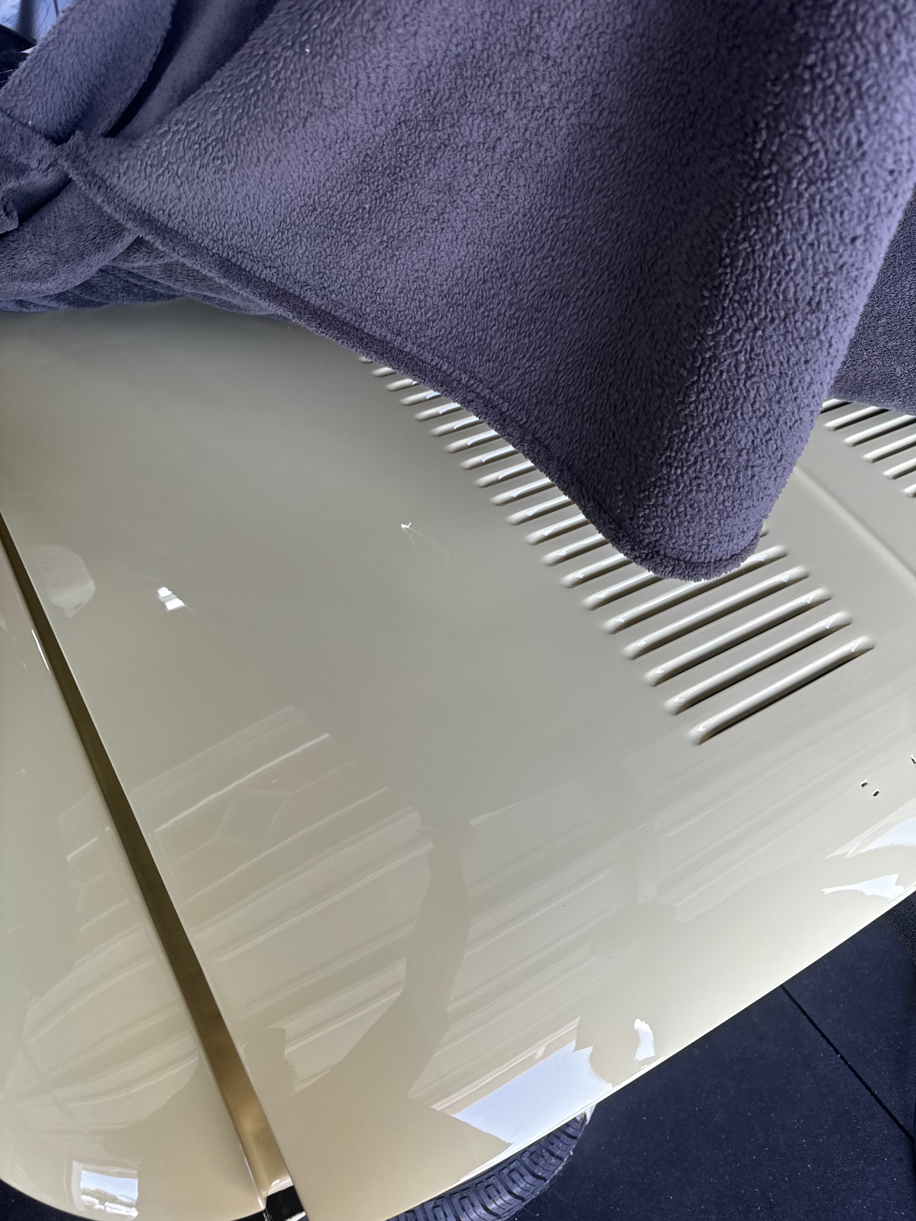 1964 Corvair paint color blending during body-paint phase