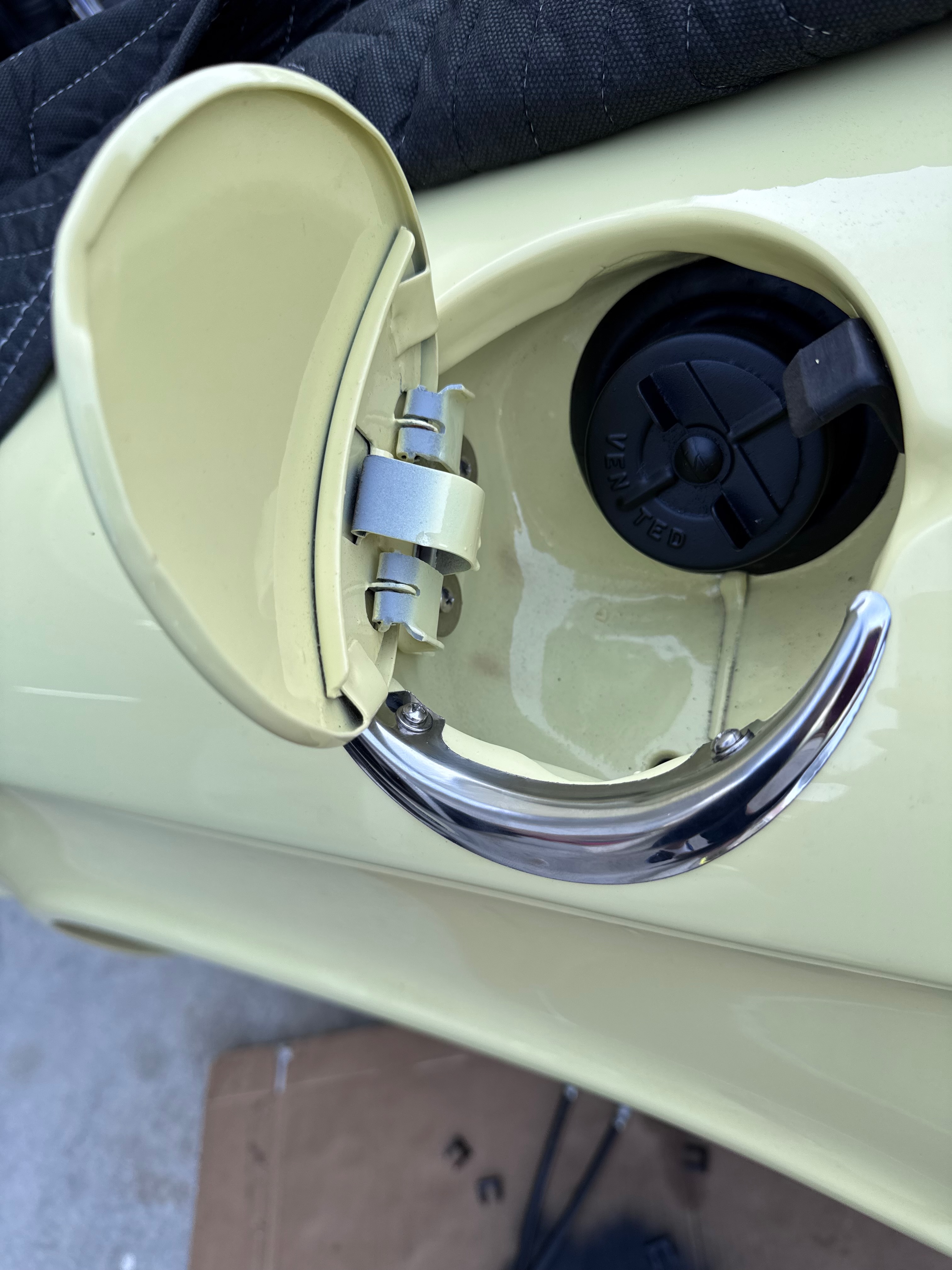 1964 Corvair body line refinement during body-paint phase