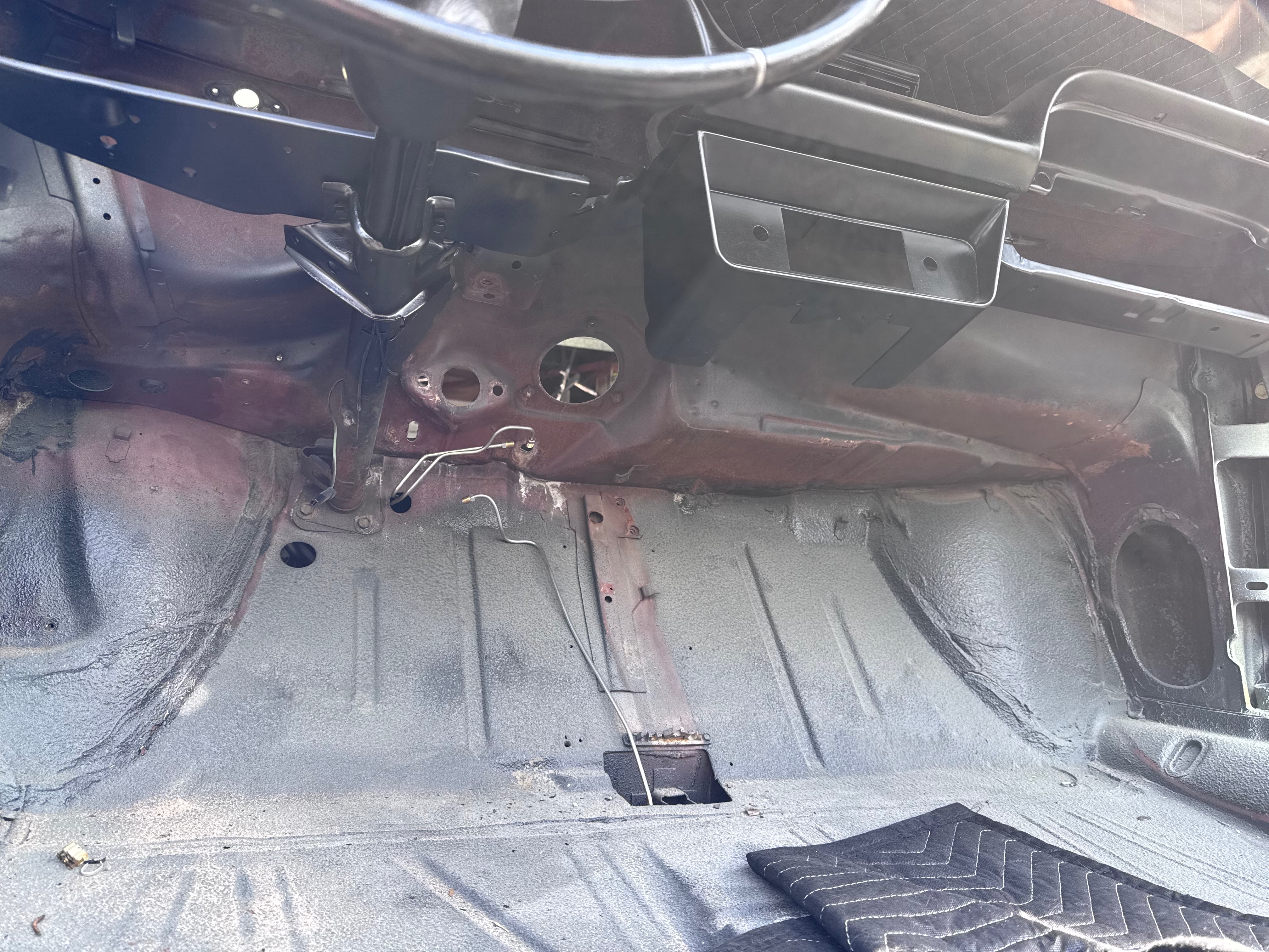 1964 Corvair engine bay wiring harness disassembly