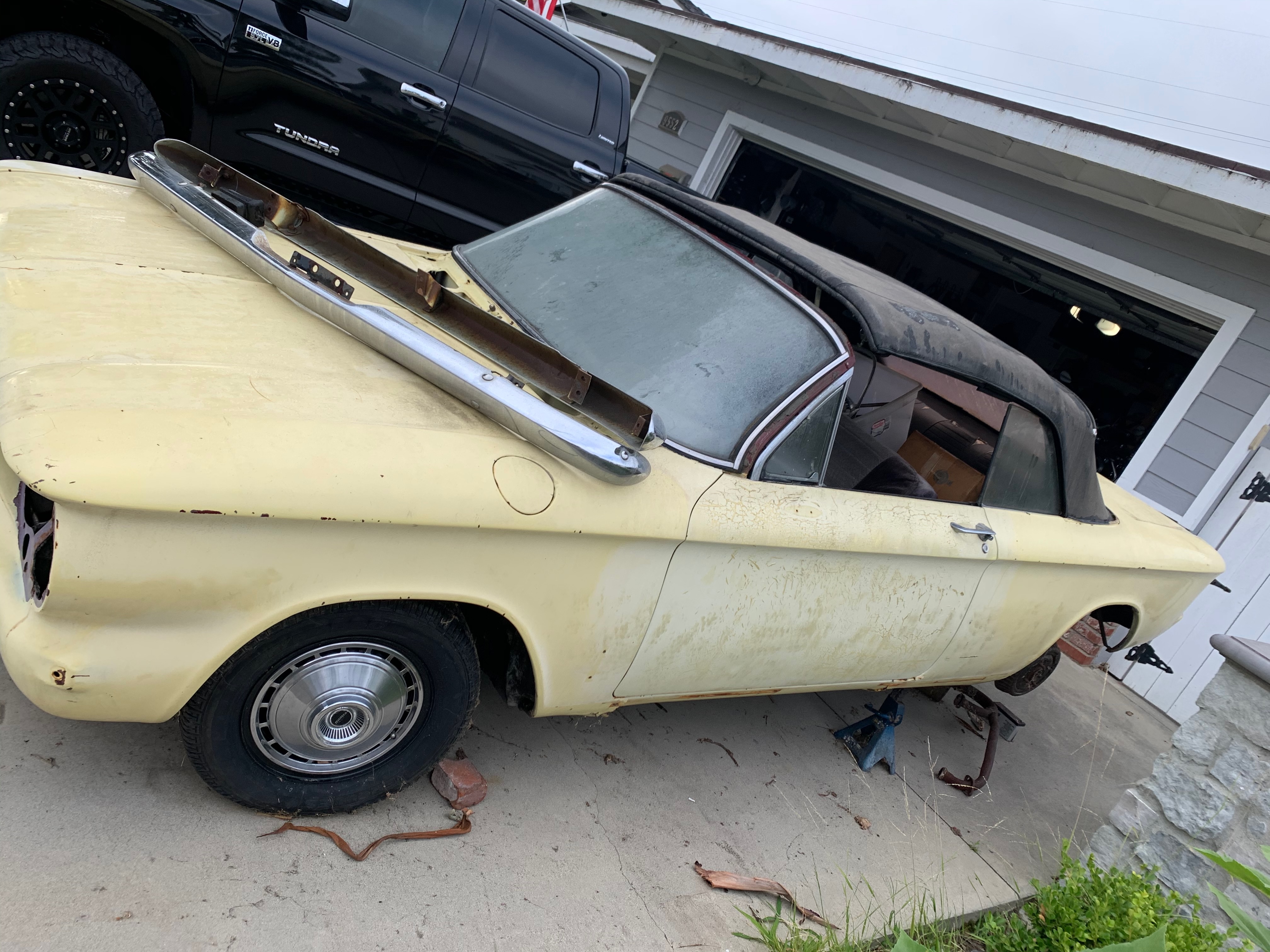 1964 Corvair detailed documentation of disassembly sequence