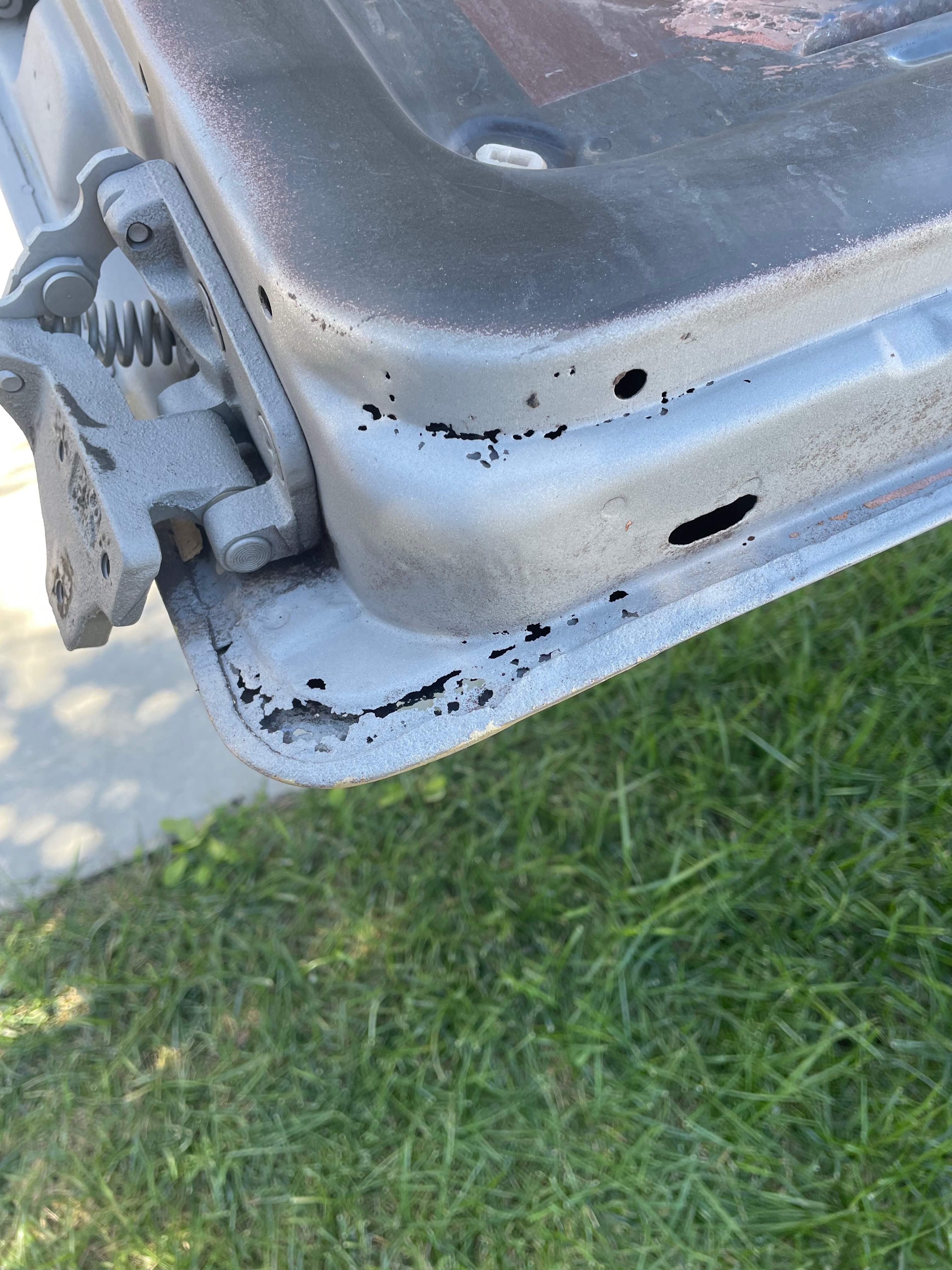 1964 Corvair body panel welding during body-paint phase