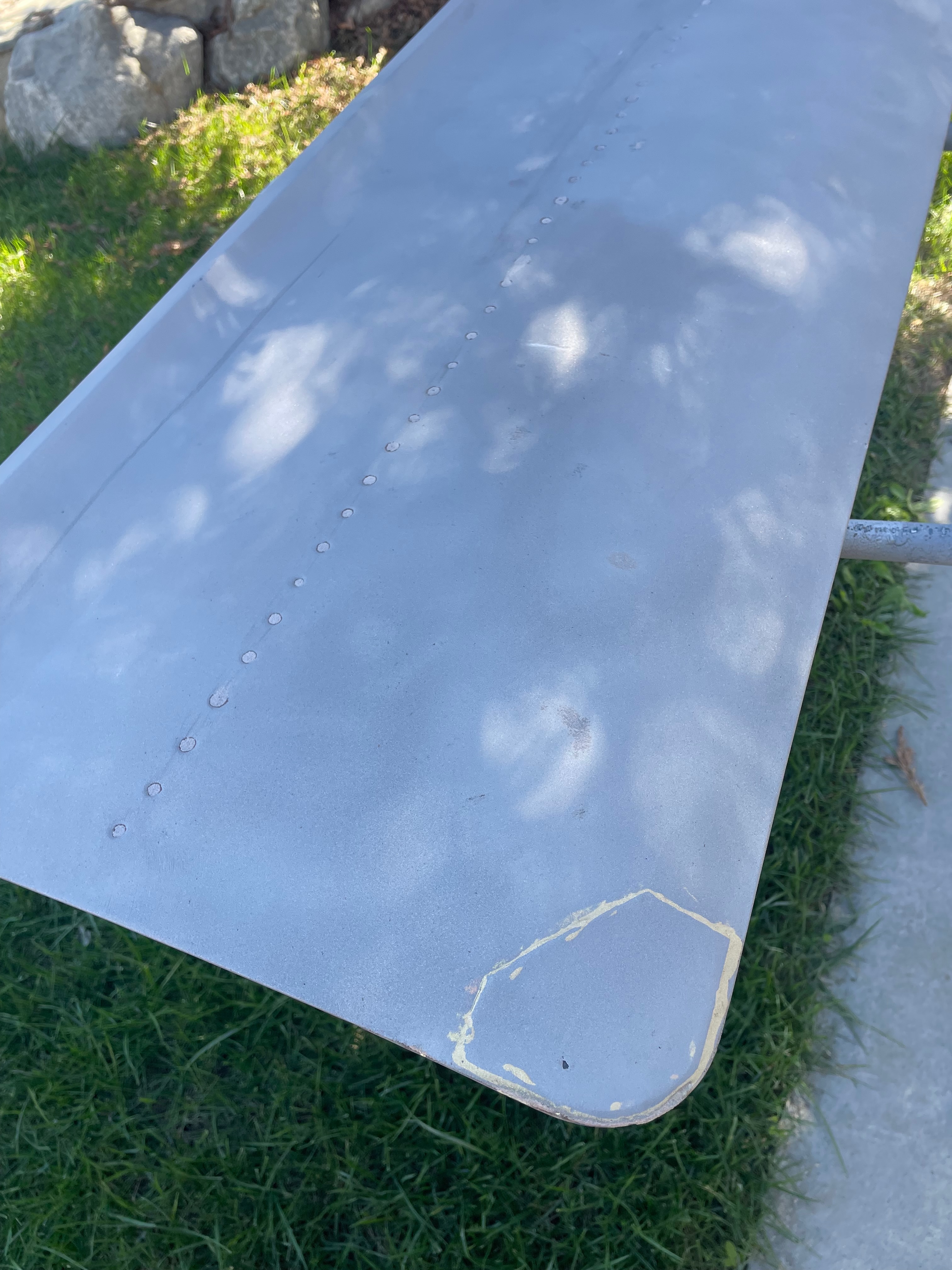 1964 Corvair paint masking technique during body-paint phase