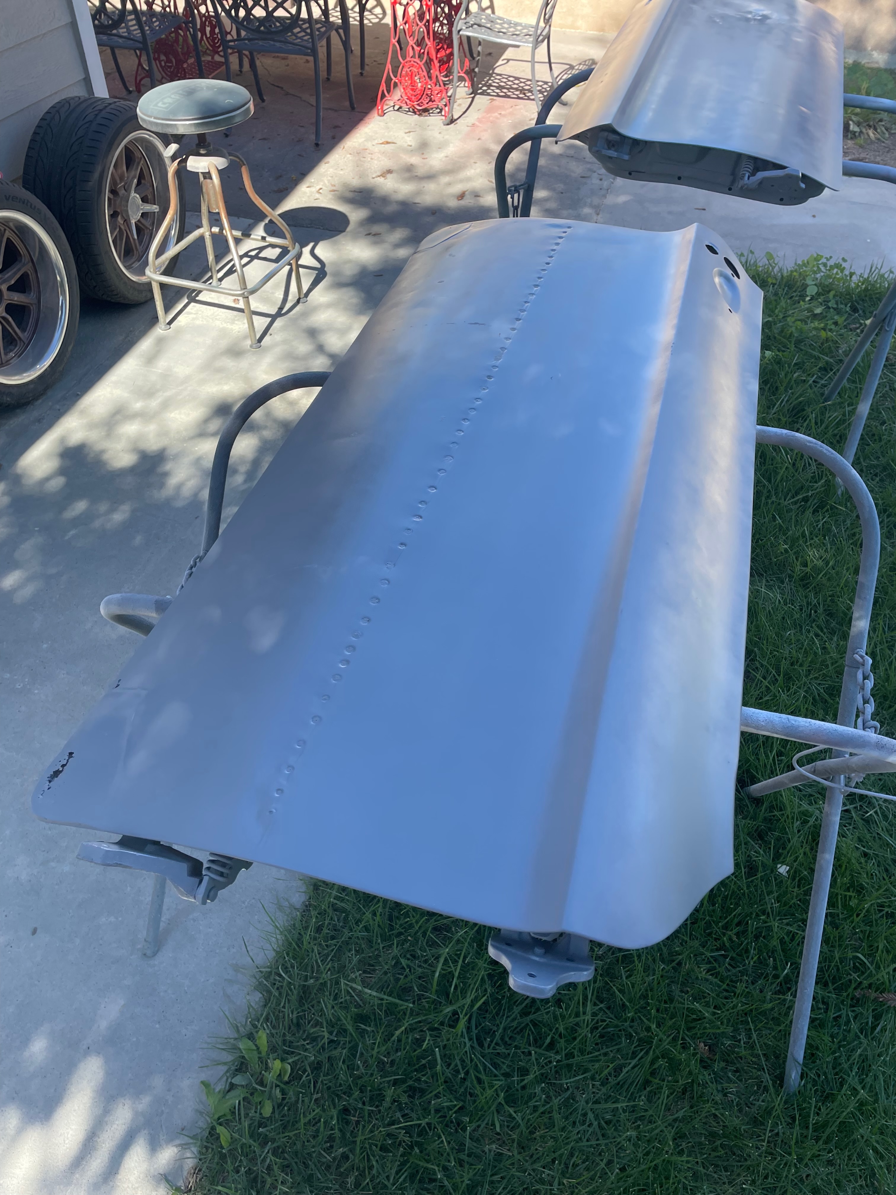 1964 Corvair body work progress during body-paint phase