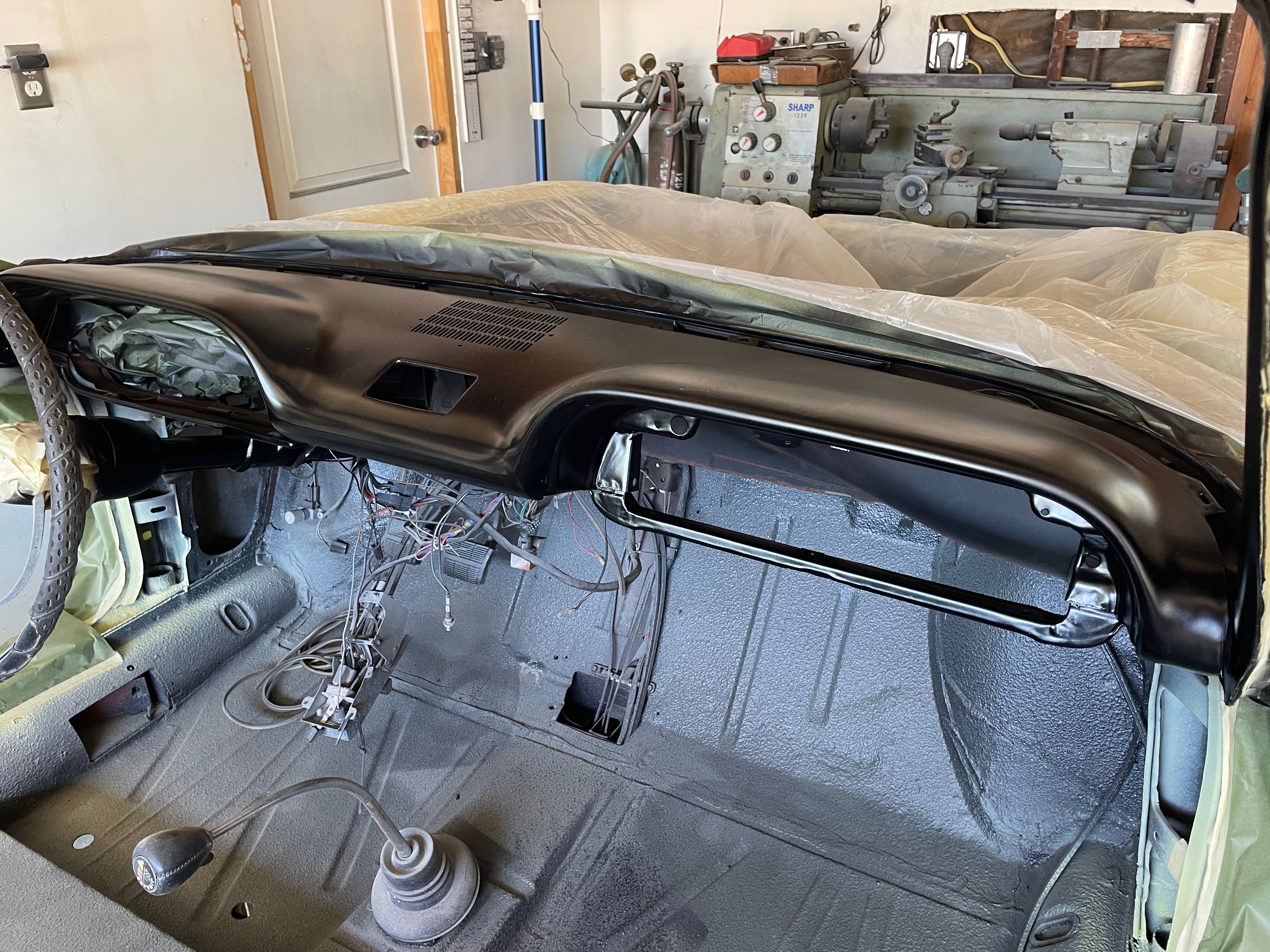 1964 Corvair body contour refinement during body-paint phase